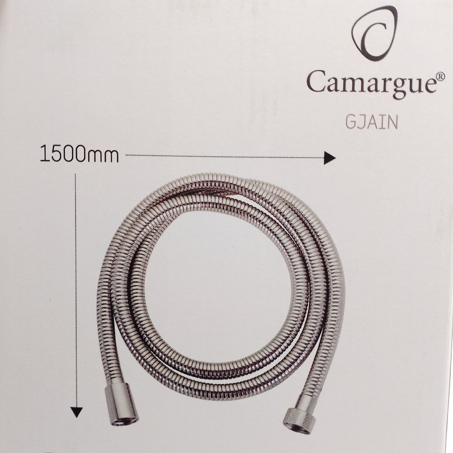 Camargue Brauseschlauch Gjain L?nge: 150 cm, ½", Metall, Chrom