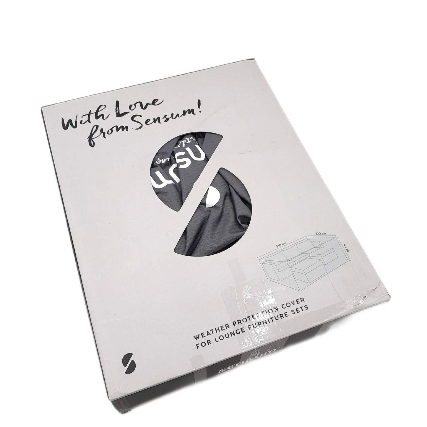 SENSUM Lounge-Set Schutzhülle (210 x 210 x 85 cm, Polyester)