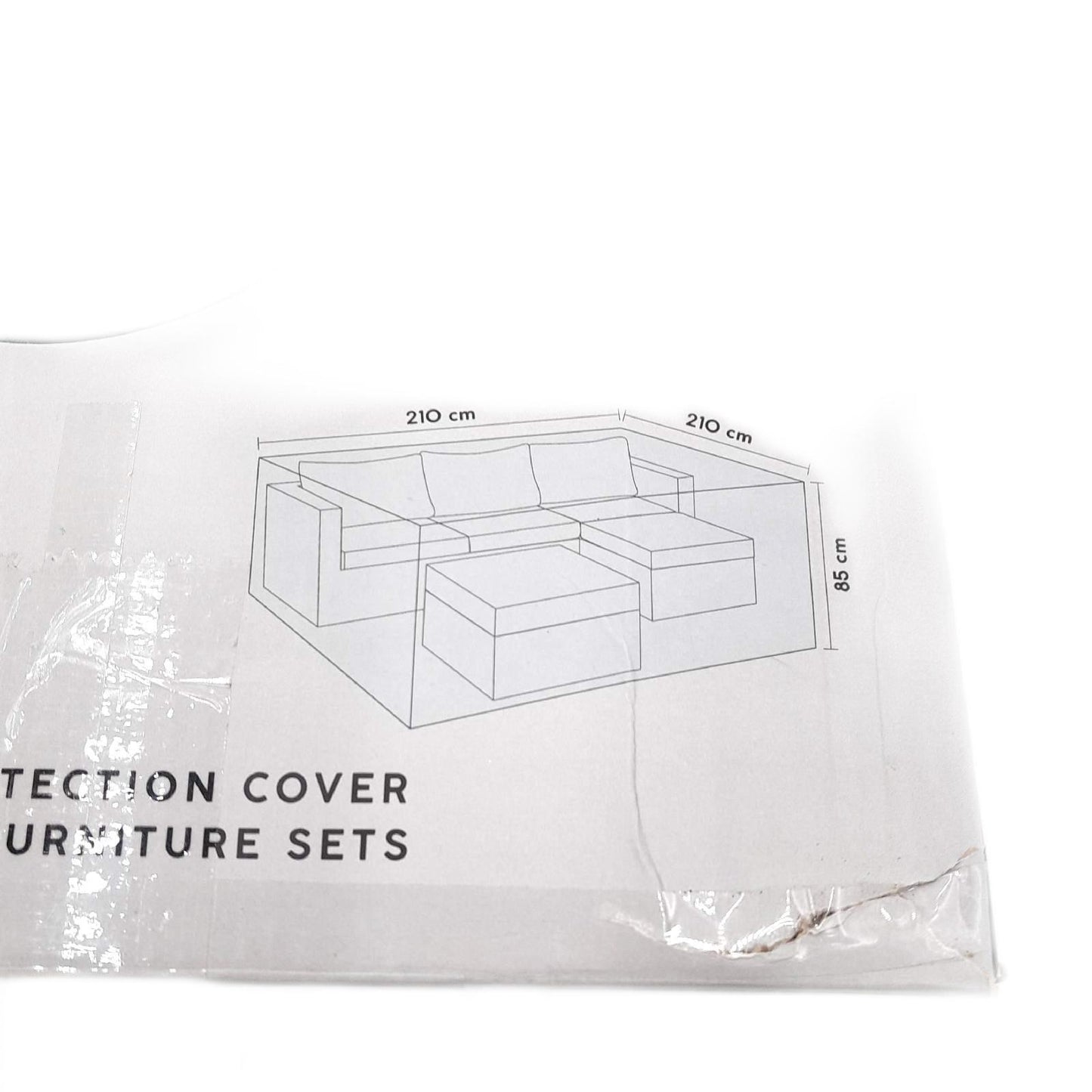SENSUM Lounge-Set Schutzhülle (210 x 210 x 85 cm, Polyester)