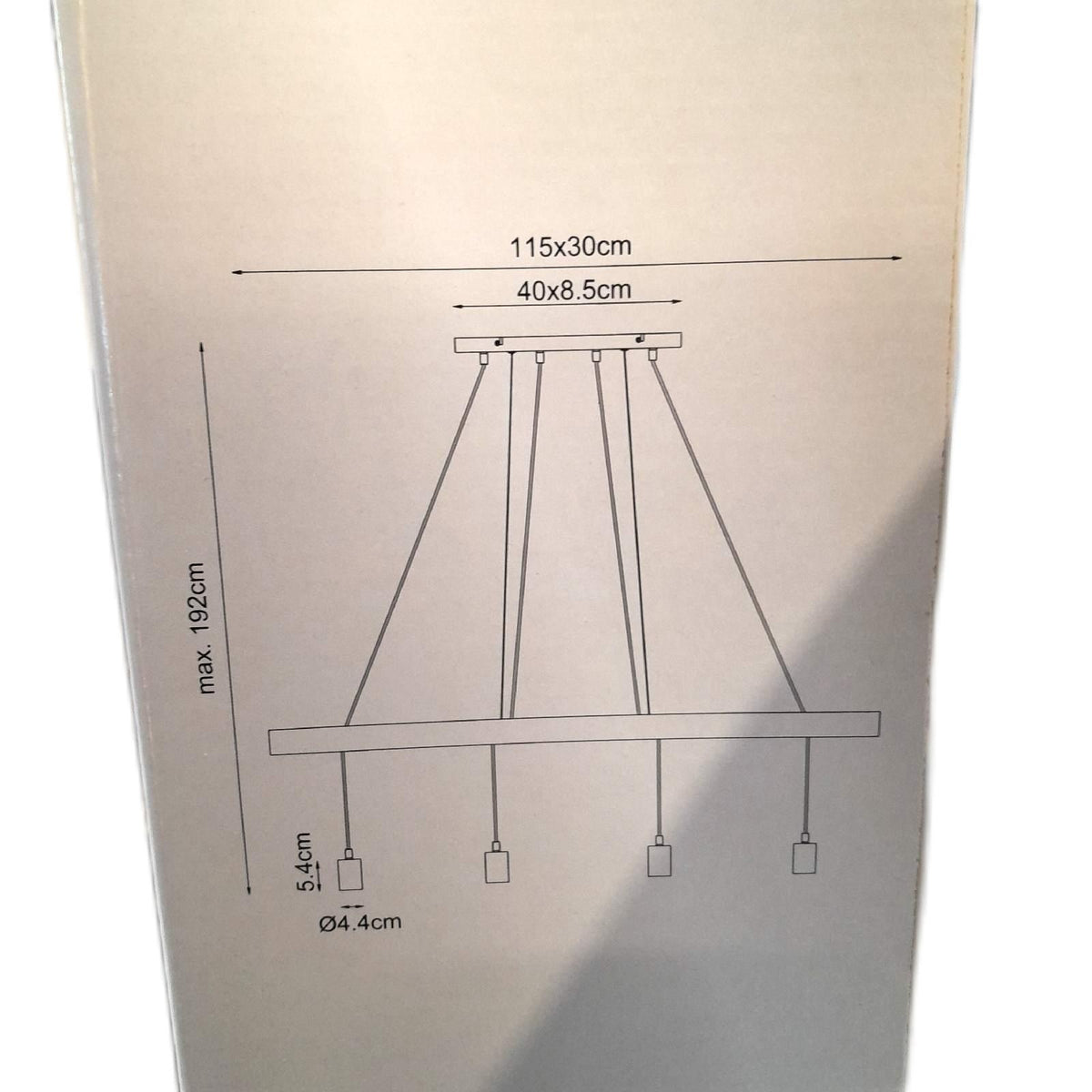 Tween Light Pendelleuchte Beleuchtung Wohnzimmerlampe Verona Höhe 192 cm Natur Design modern elegant