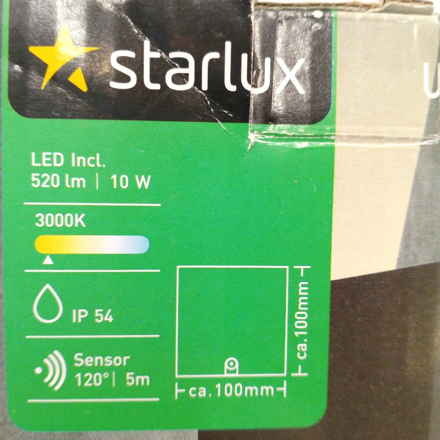 Starlux LED Außenwandleuchte Beleuchtung Umea energieeffizient modern anthrazit