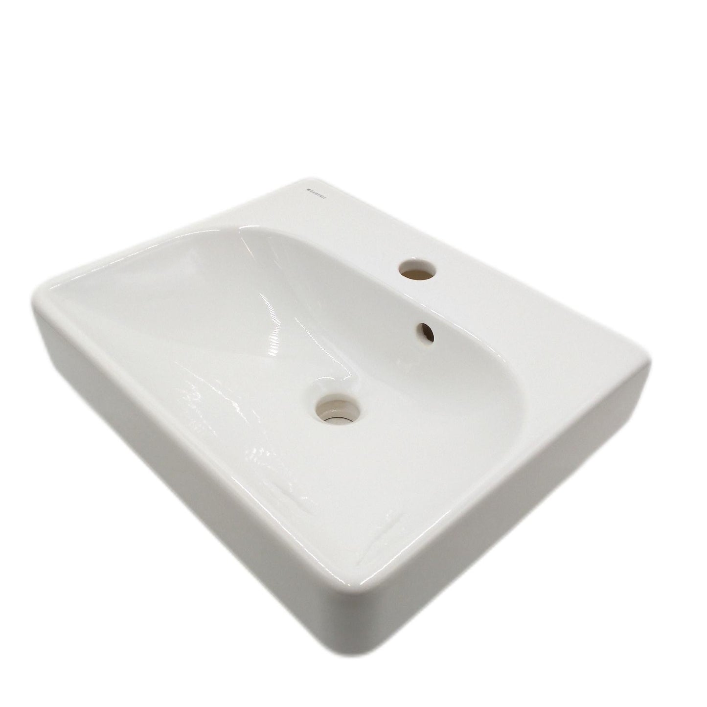 Geberit Waschbecken Badezimmer Smyle Square schmutzabweisend moderne Glasoberfläche
