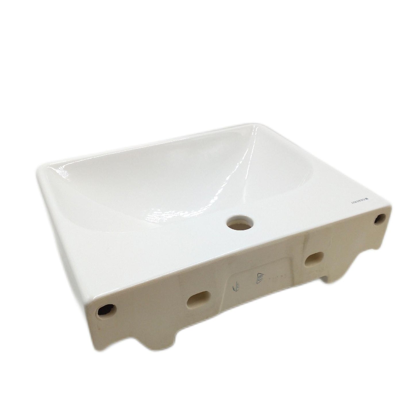 Geberit Waschbecken Badezimmer Smyle Square schmutzabweisend moderne Glasoberfläche