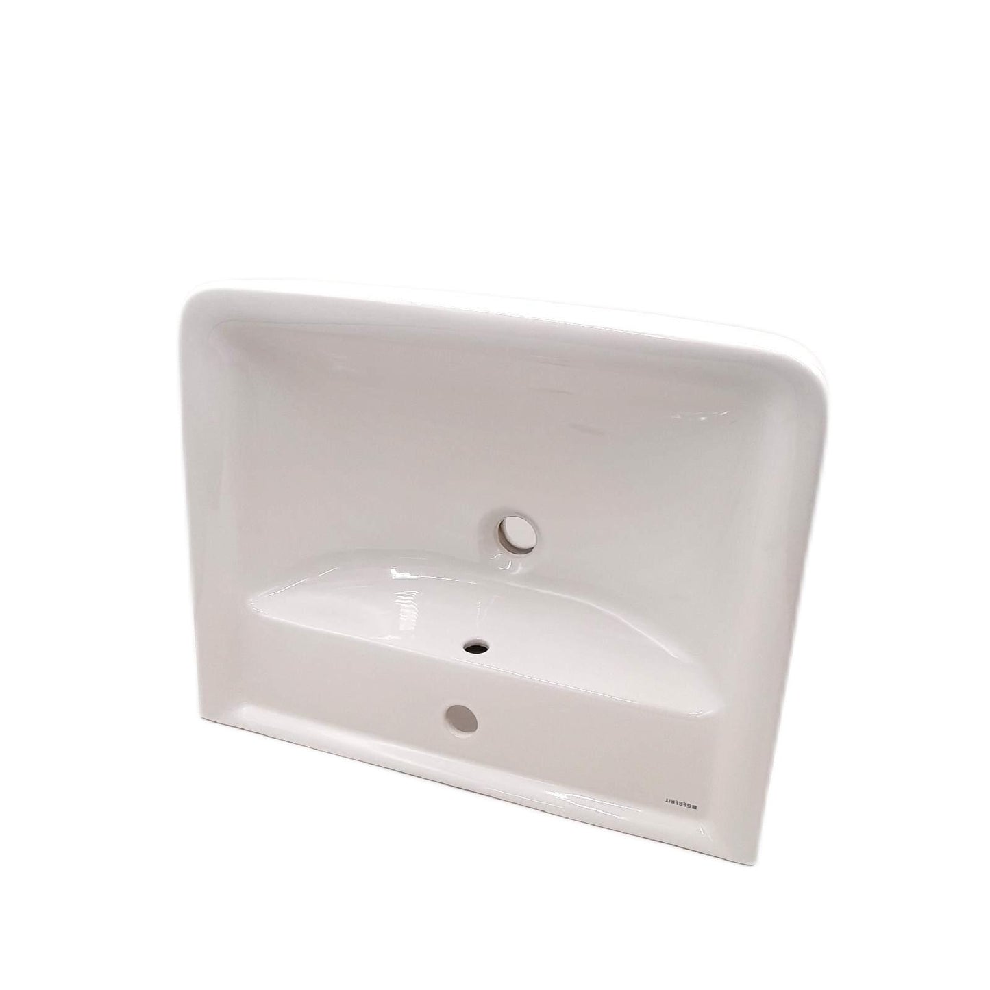 Geberit Waschtisch Set Badezimmer Ausstattung Renova Nr 1 Plan 60 x 48 cm Keramik weiß stilvoll elegant hochwertig