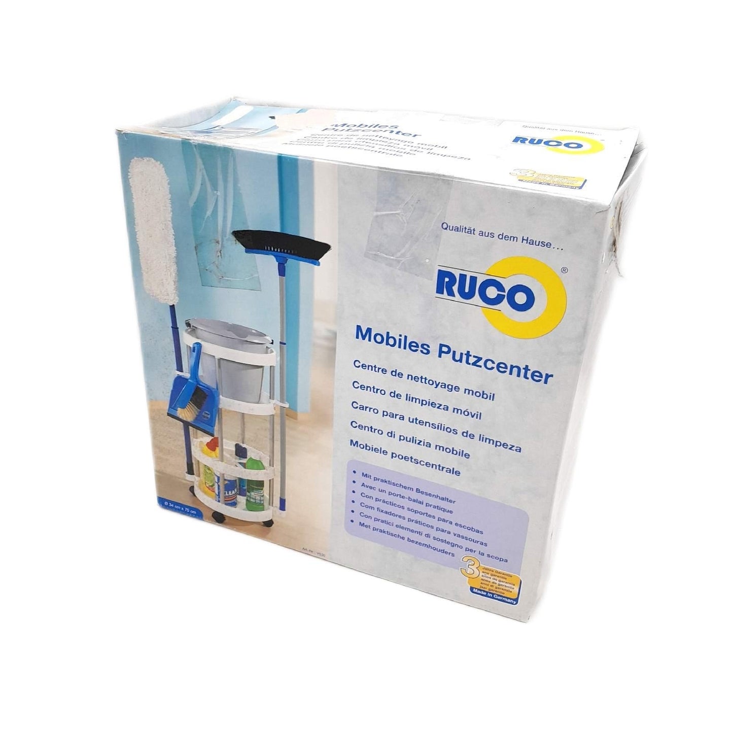 Ruco Reinigungswagen Haushalt Reinigung Ø x H 34 x 75 cm praktische Lösung