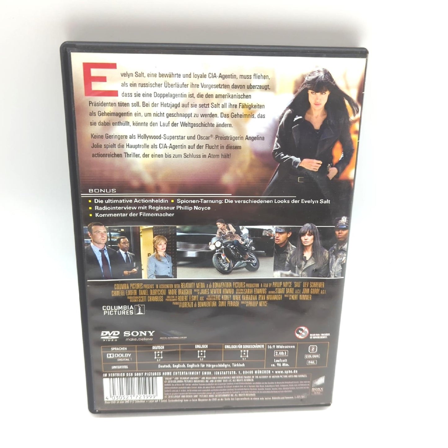 Salt, DVD
