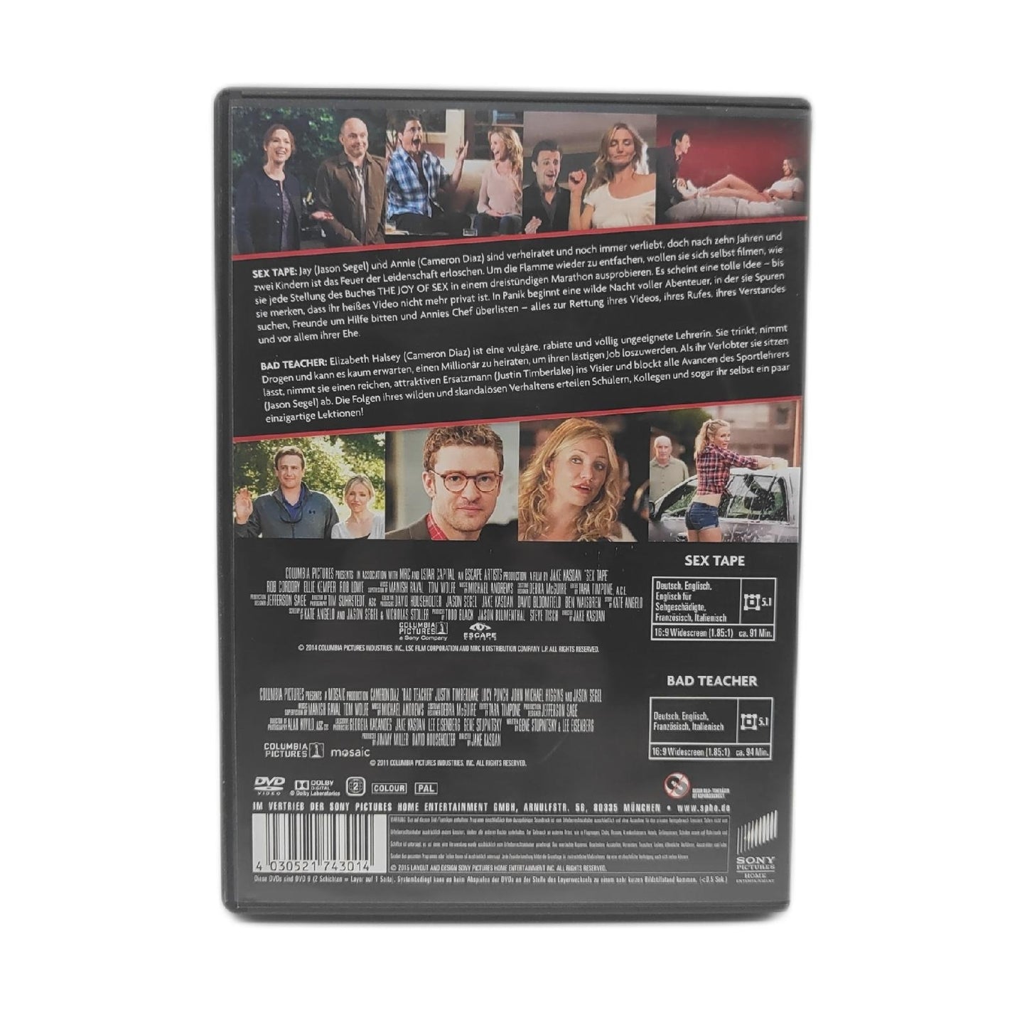 Sex Tape/Bad Teacher - Best of Hollywood/2 Movie Collector's Pack 165 [2 DVDs]