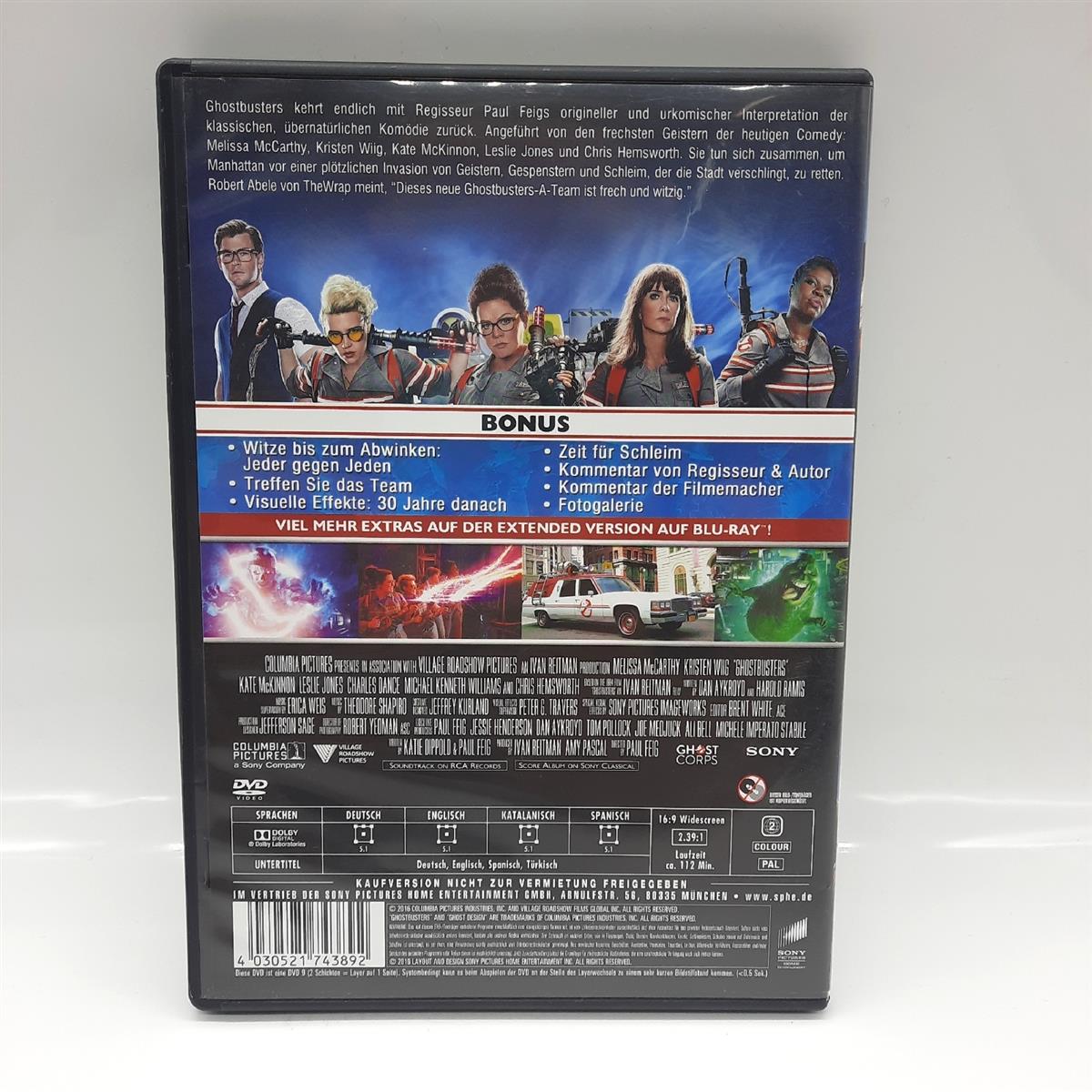 Ghostbusters DVD