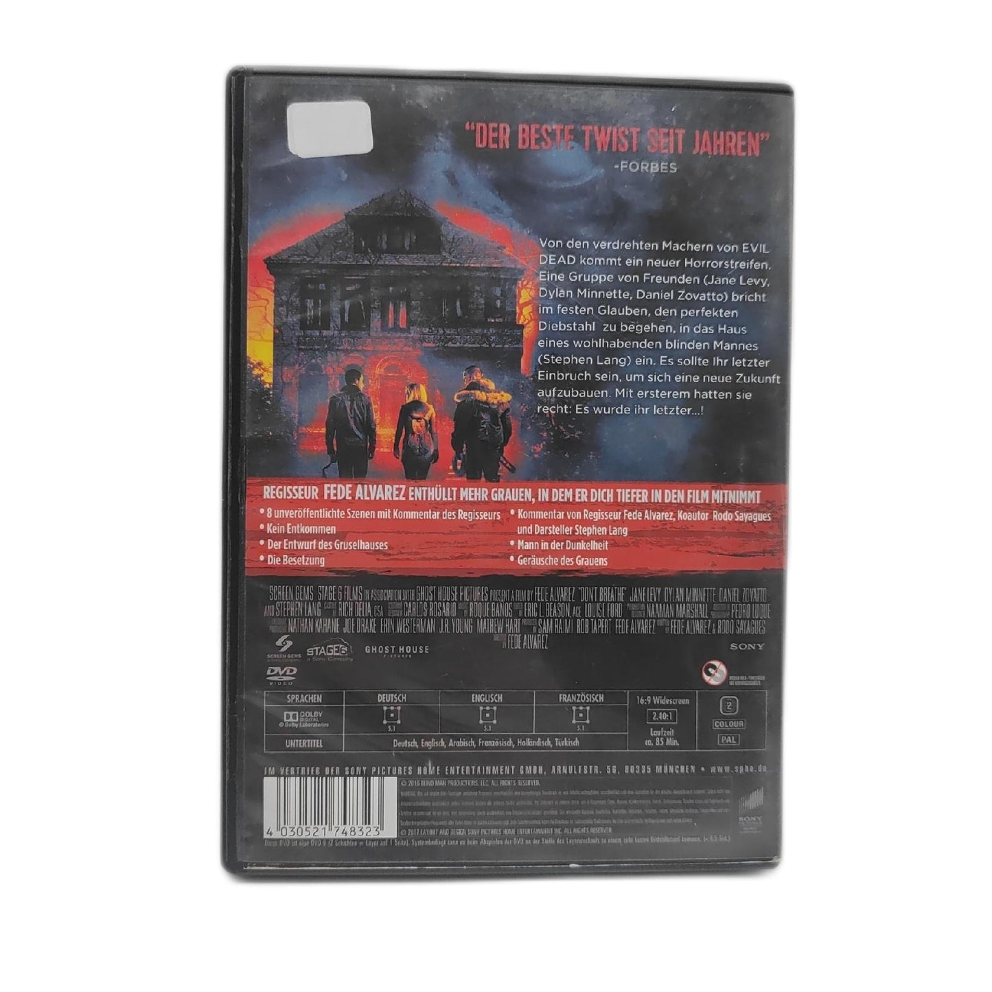 Don't Breathe DVD