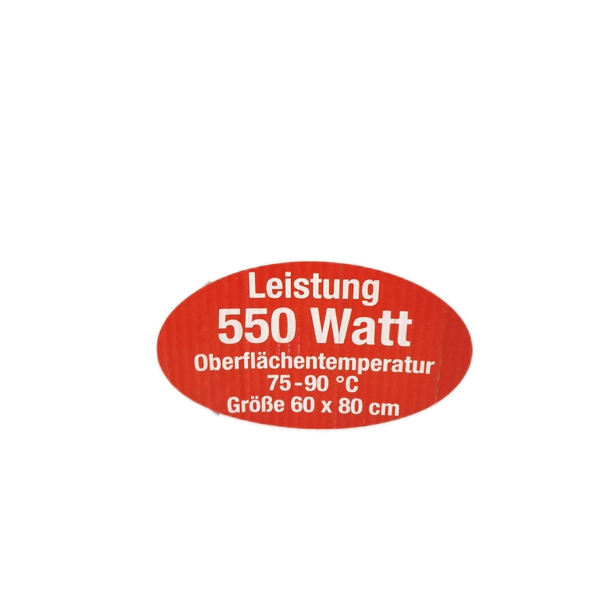 E Therm Infrarotheizkörper Heizung Wandmontage 60 x 80 cm