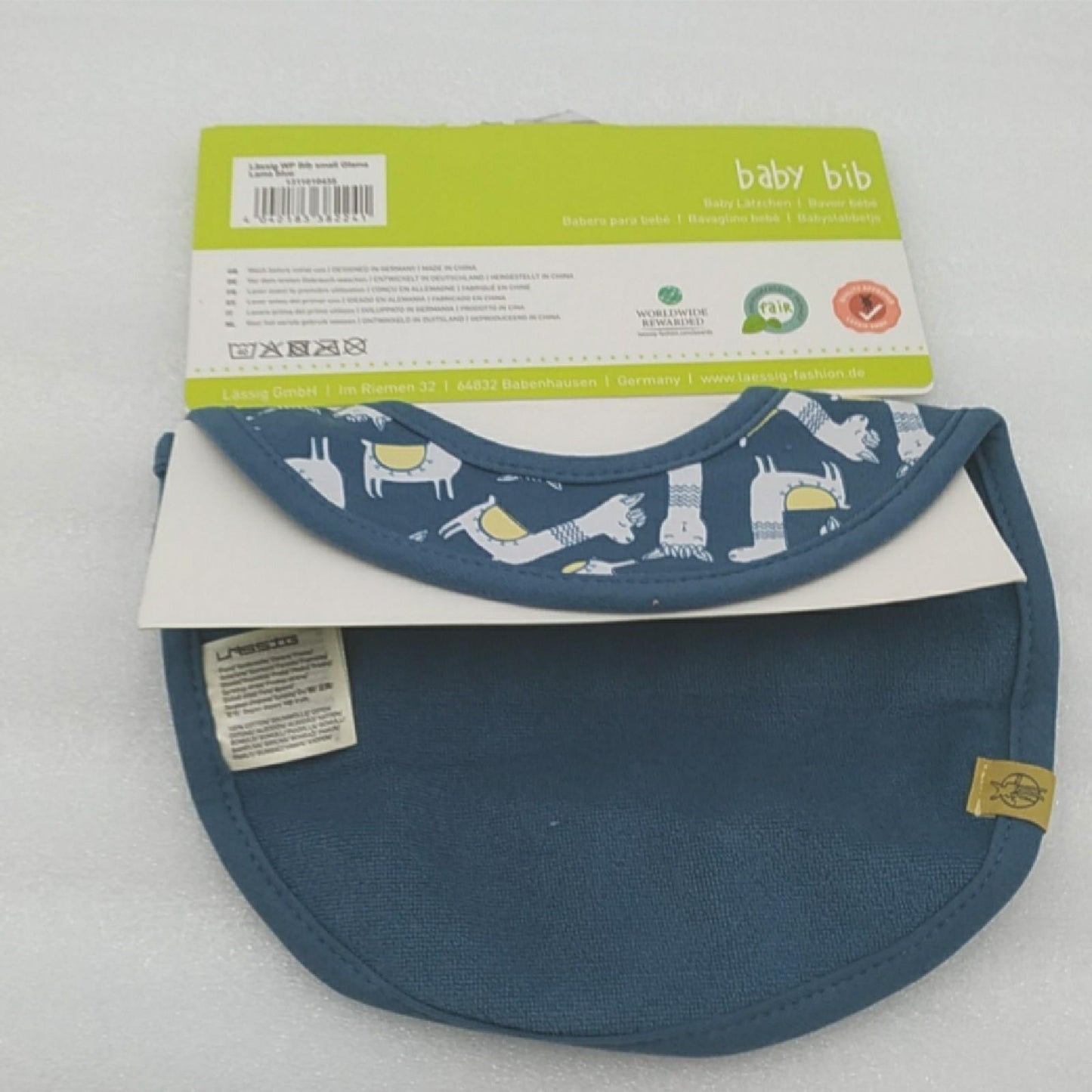 LÄSSIG Baby Lätzchen Kinderbekleidung Small Glama Lama wasserabweisend