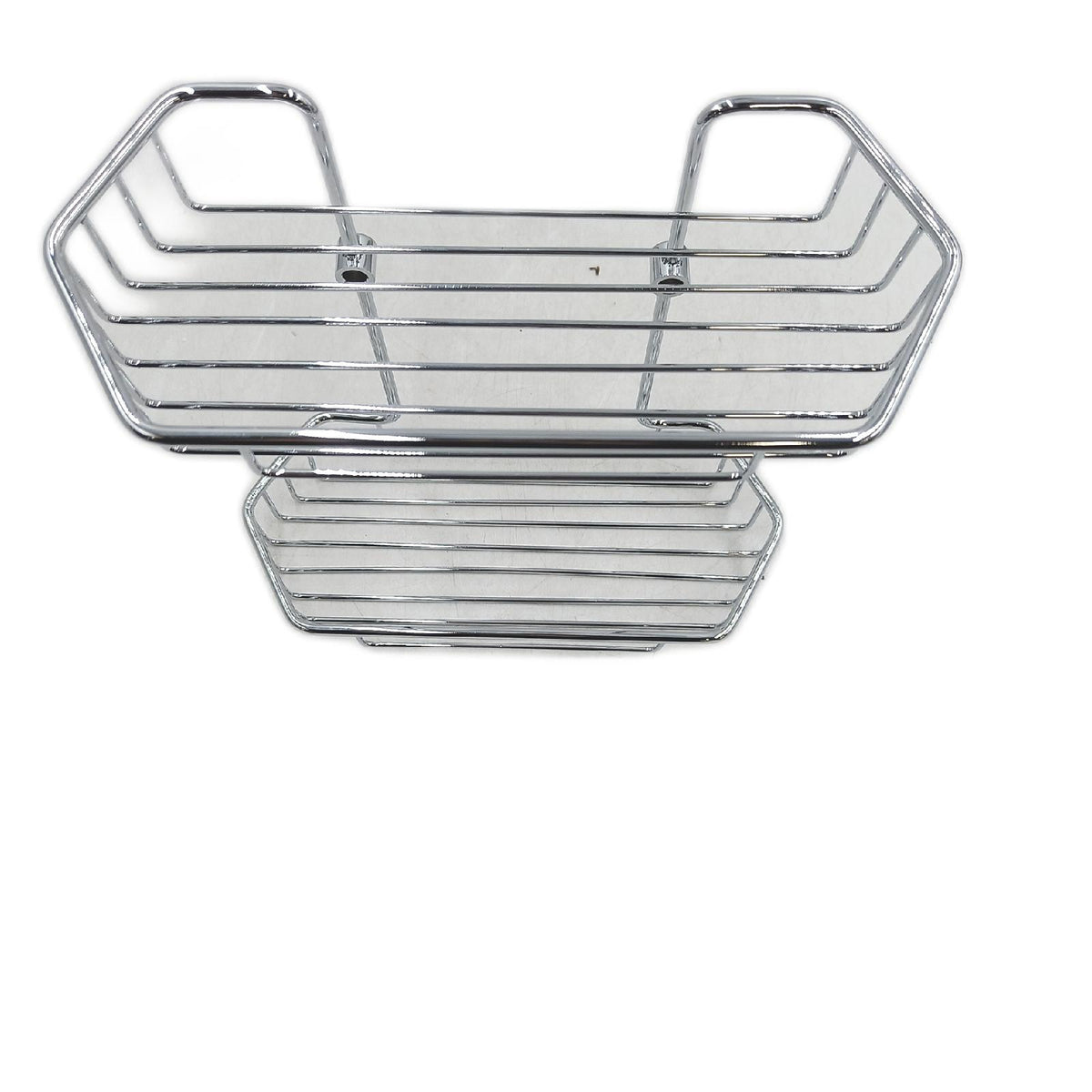 Tesa Duschkorb DK240 2-stoeckig Duschregal Chrom Messing verchromt 21 x 22 x 13 cm