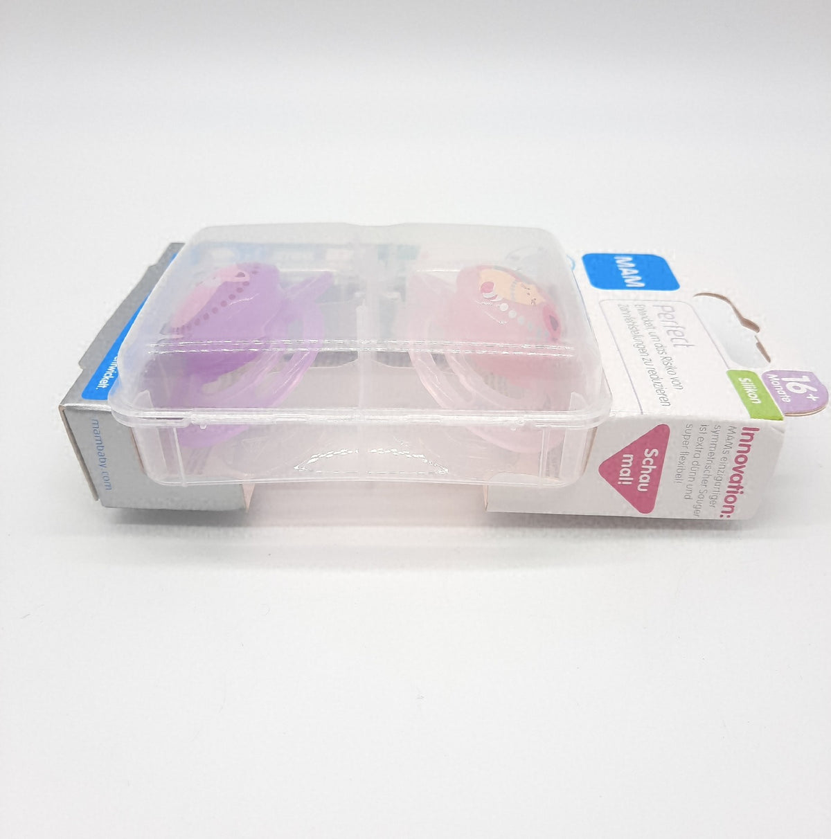 MAM Perfect Schnuller 16 Monate Silikon BPA frei Beruhigungssauger für Babys