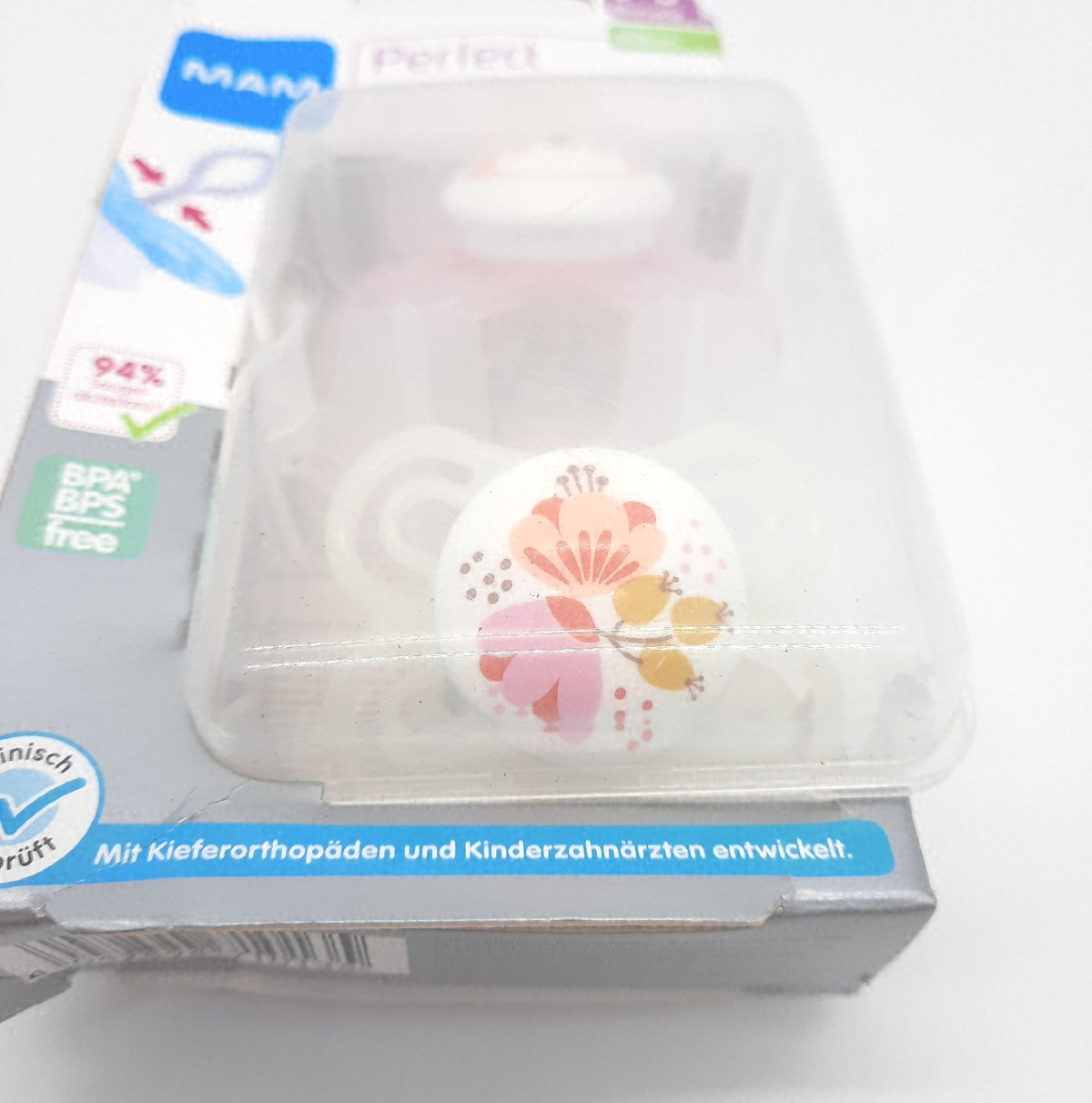 MAM Perfect Schnuller 0-6 Monate Silikon BPA frei 2er Set Baby Beruhigungssauger