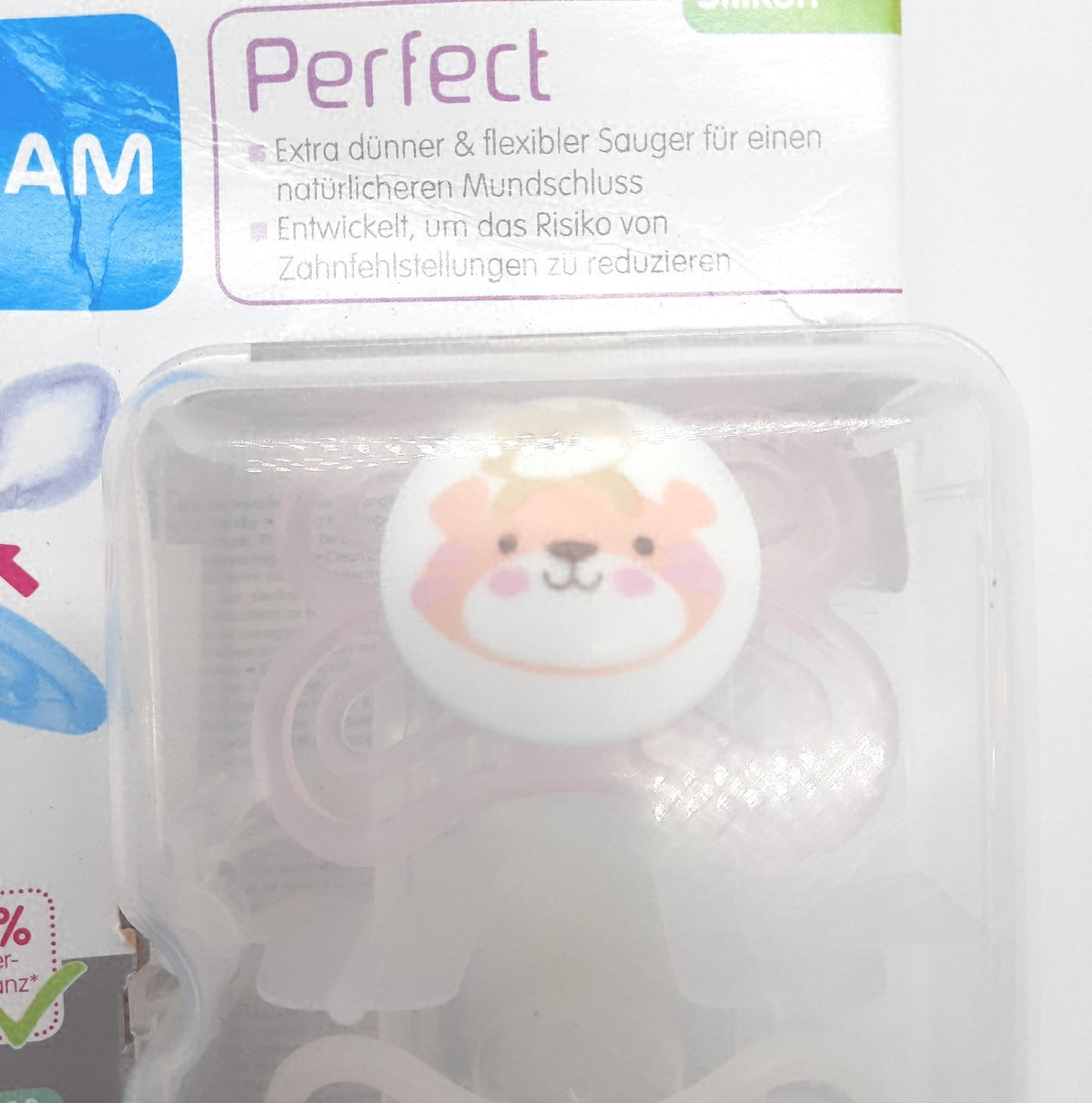 MAM Perfect Schnuller 0-6 Monate Silikon BPA frei 2er Set Baby Beruhigungssauger