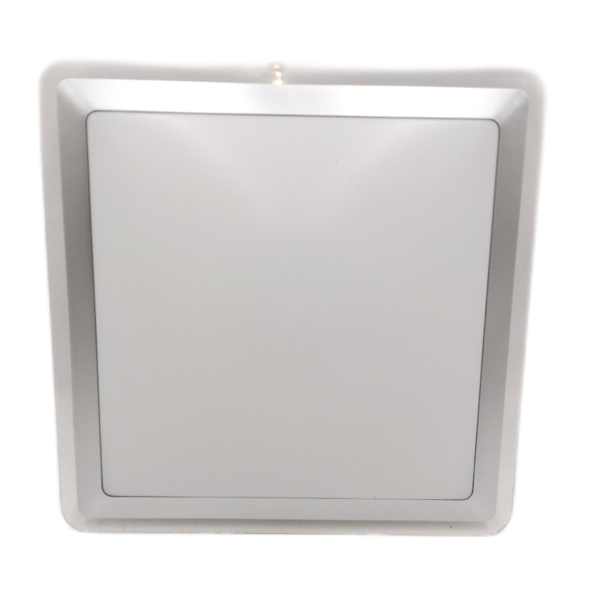 LeuchtenDirekt LED Deckenleuchte LABOL, stahl, 1xLED-Board/9W/3000K, Badleuchte, IP44, spritzwassergeschützt, Acrylglas, 14267-55