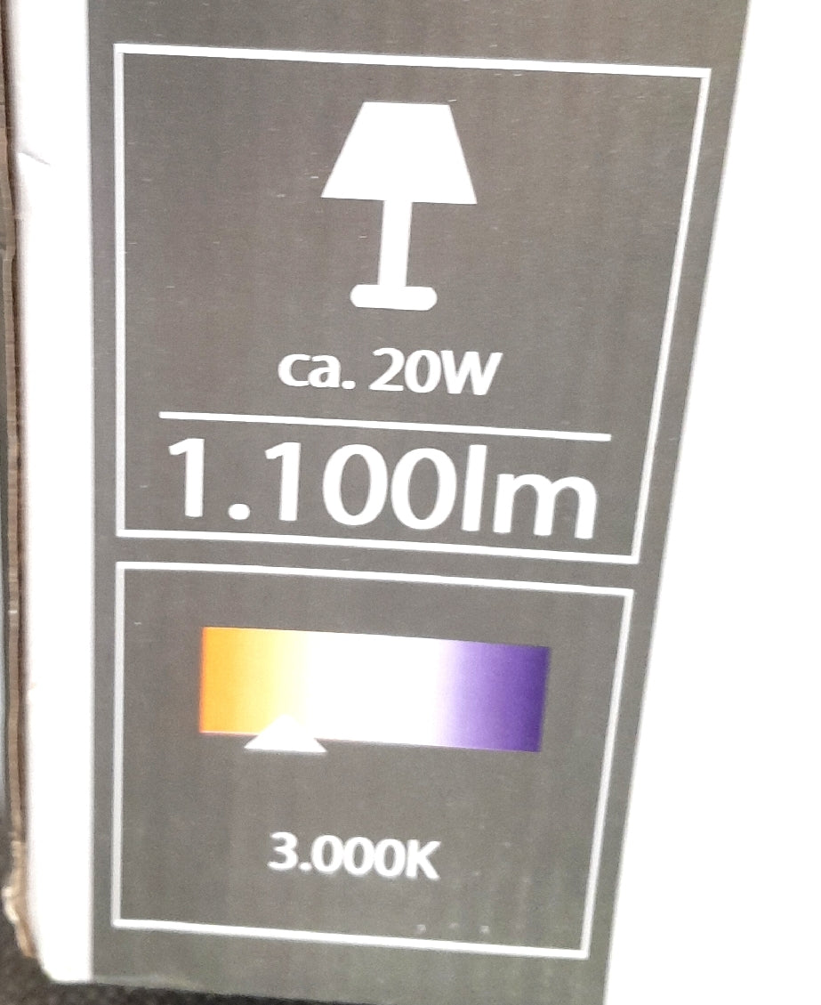 LeuchtenDirekt LED Deckenleuchte Johanna Silber warmweiß 18 Watt Ringe Design