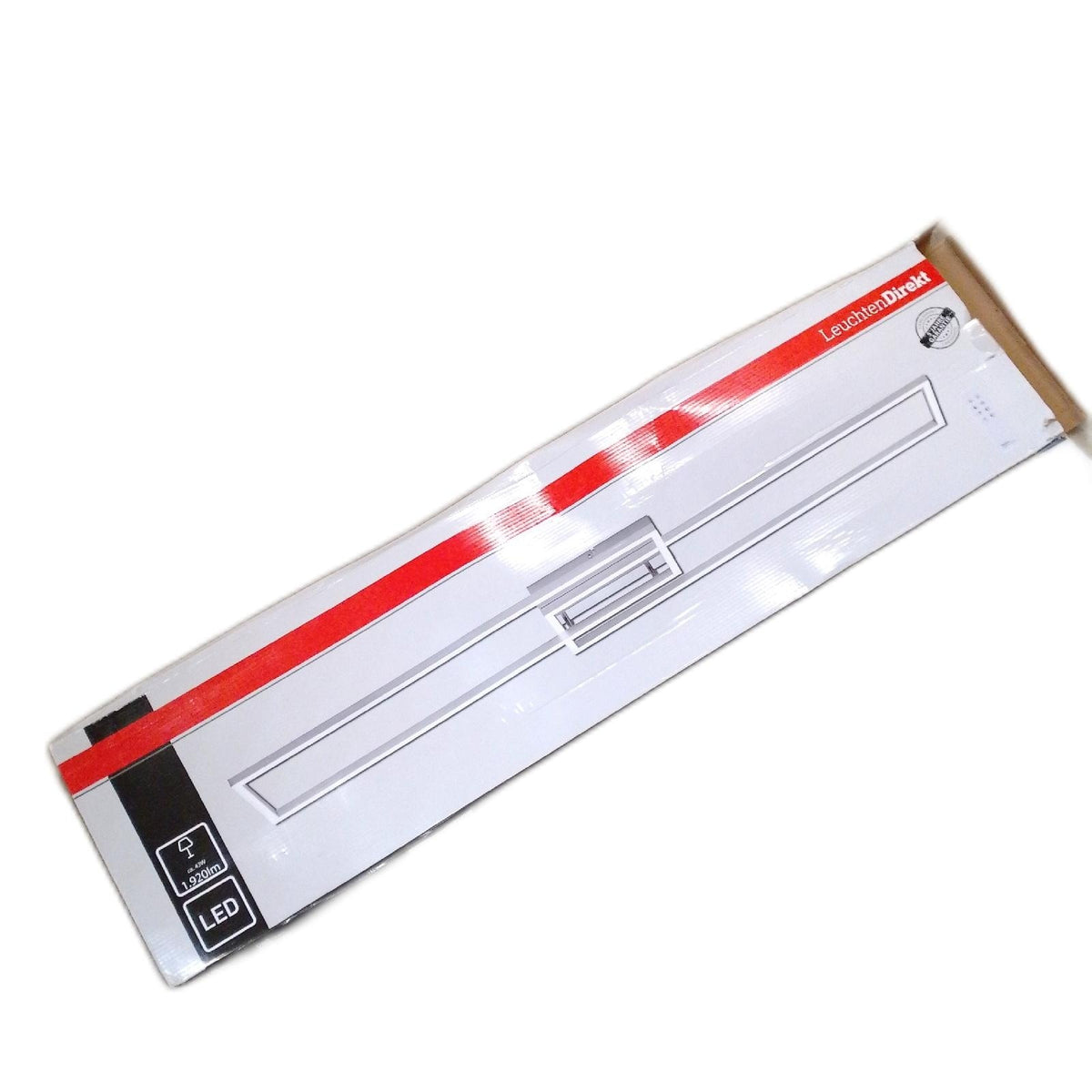 LeuchtenDirekt LED Deckenleuchte Iven Stahl 2x20W dimmbar CCT Memoryfunktion IP20 IR Fernbedienung