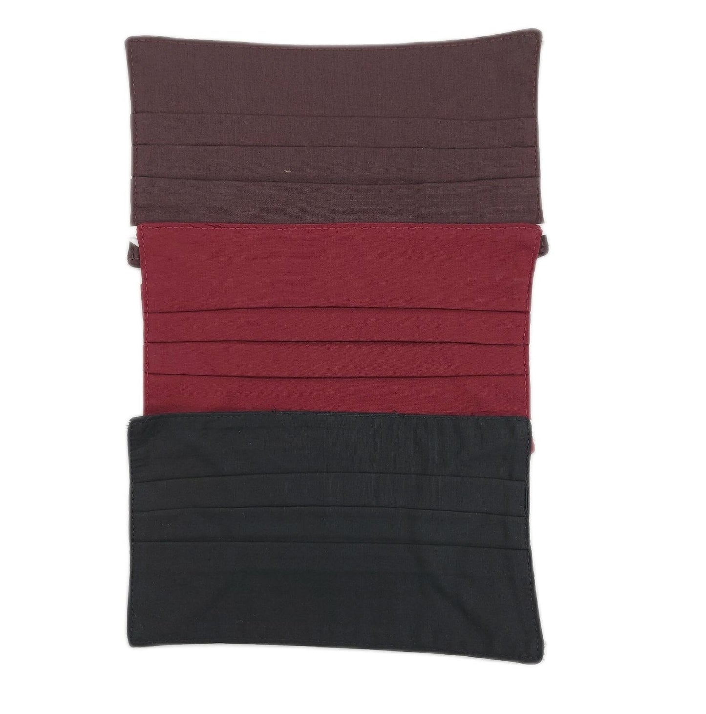 BaF Community Masken 3 per Pack Set Unisex Behelfsmaske Wendbar Mundschutz Maske