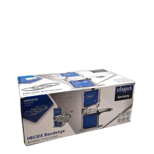 Cevik Scheppach Bandsäge HBS30X Vertikalbandsäge 80 mm Durchlassbreite 200 mm 350 W 240 V 50 Hz