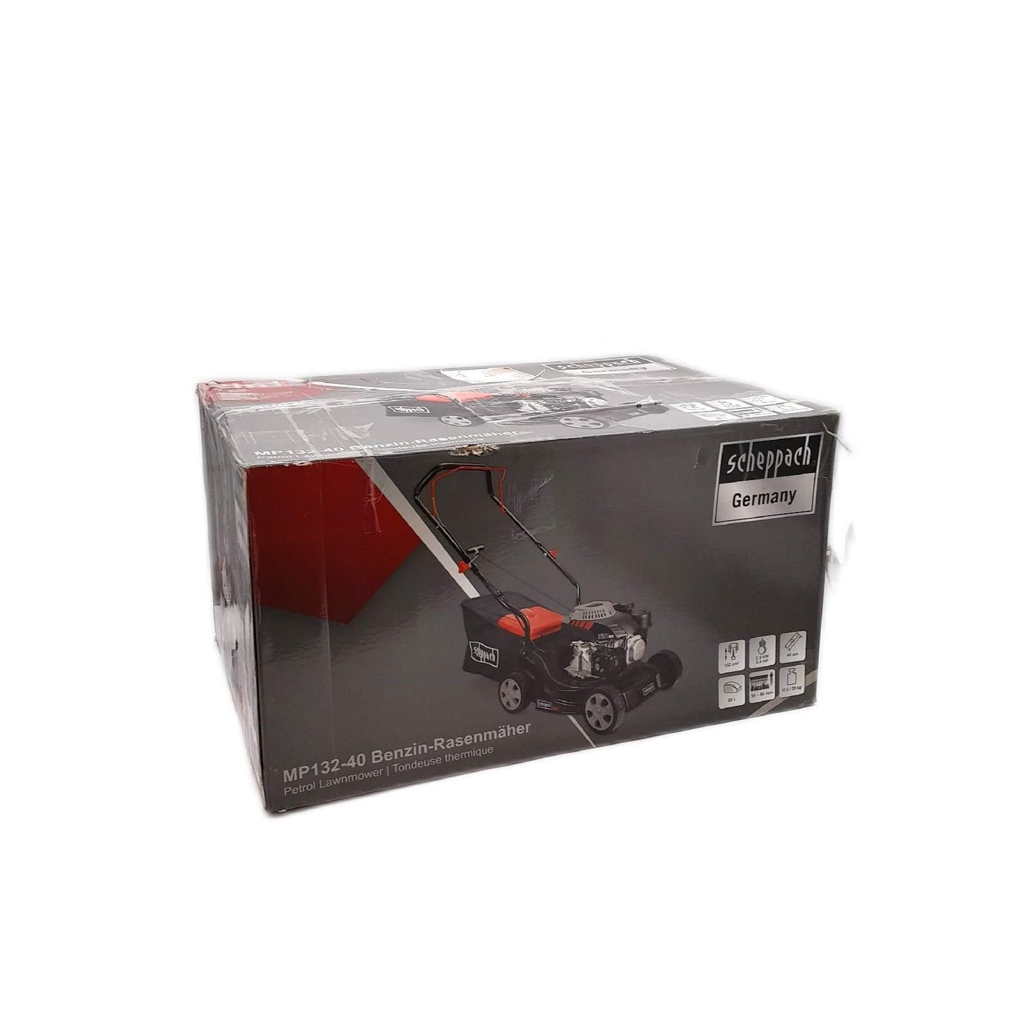 Scheppach Rasenmäher Gartengeräte MP132 40 cm Schnittbreite Kraftvoll