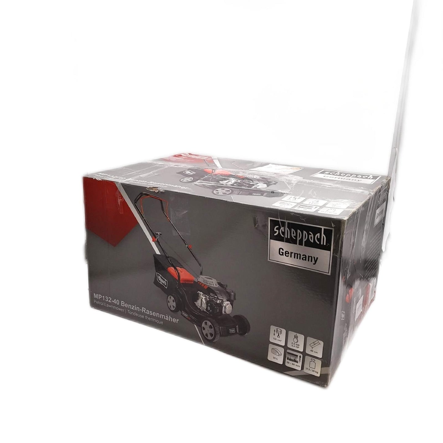 Scheppach Rasenmäher Gartengeräte MP132 40 cm Schnittbreite Kraftvoll