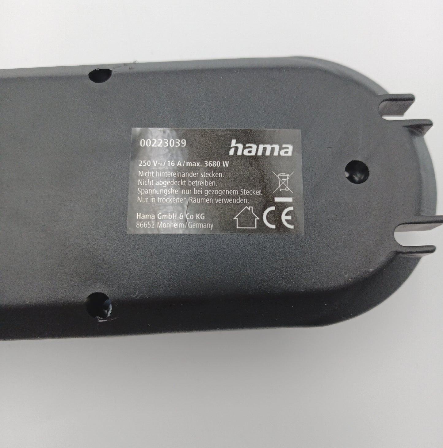 Hama Steckdosenleiste Mehrfachsteckdose Elektrozubehör 6 Fach mit Sch