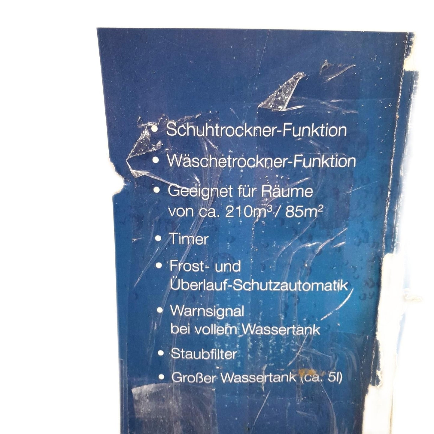 Proklima Luftentfeuchter Haushaltsgeräte 3 in 1 mit 30 Liter Entfeuchtungsleistung passenden Raumgröße bis 210 Quadratmeter