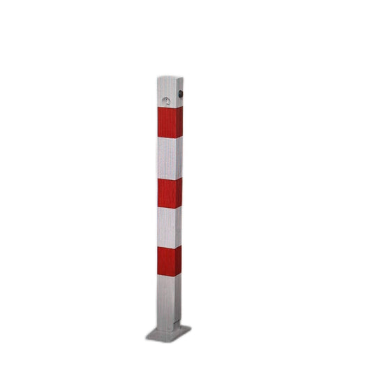 Sperrpfosten (Höhe über Boden: 900 mm, L x B: 70 x 70 mm, Stahl, Dreikantverrieg