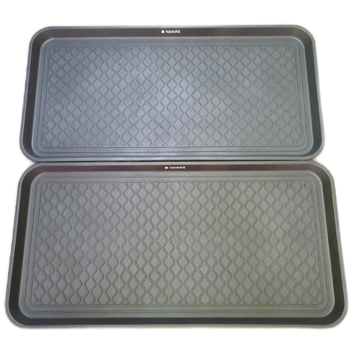 Navaris 2er Set XL Schuhabtropfschale Schuhmatte Ablage Schuhabl - Unvollständig