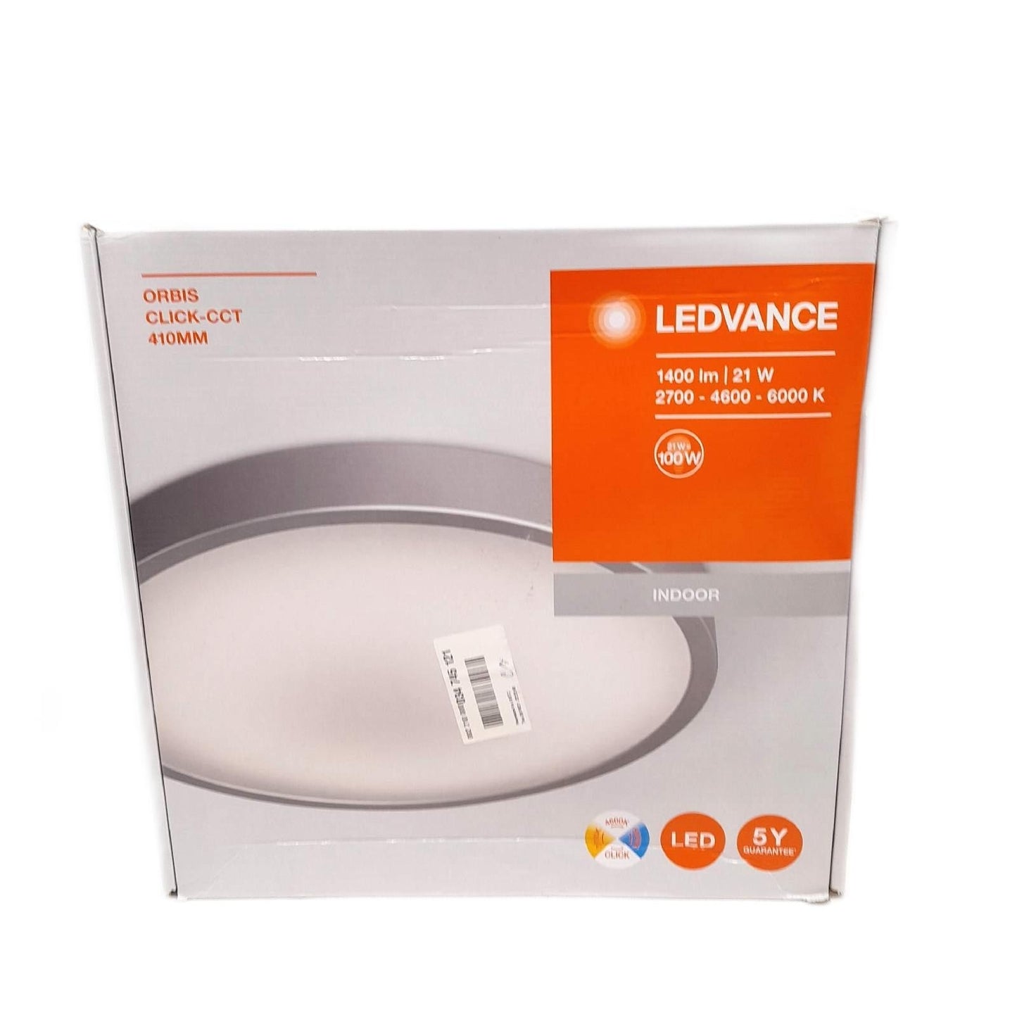 Ledvance LED Wand und Deckenleuchte Beleuchtung Clickswitch 21 Watt Weiß rund modern
