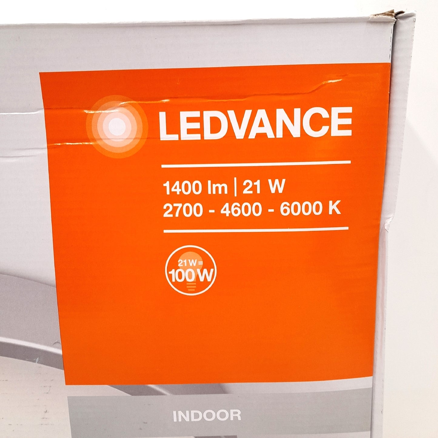 Ledvance LED Wand und Deckenleuchte Beleuchtung Clickswitch 21 Watt Weiß rund modern