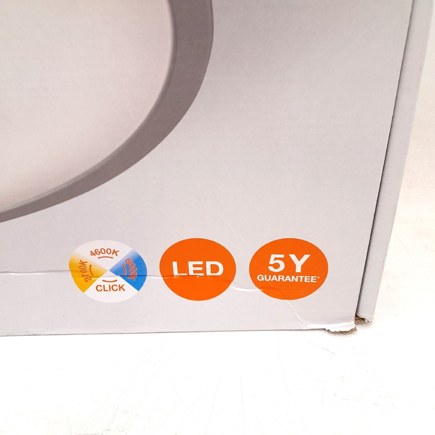 Ledvance LED Wand und Deckenleuchte Beleuchtung Clickswitch 21 Watt Weiß rund modern