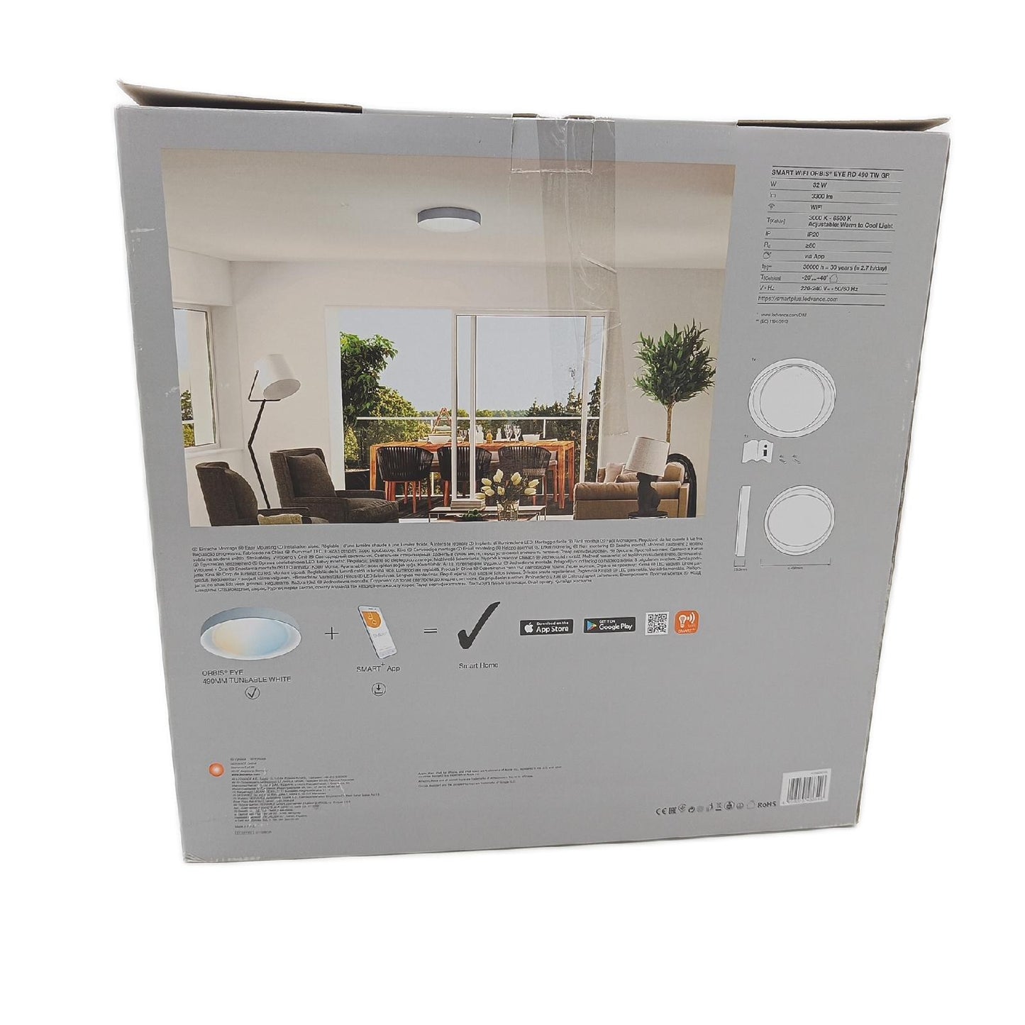 Ledvance LED Deckenleuchte Beleuchtung Ceiling Eye 32 W Effizient energiespar