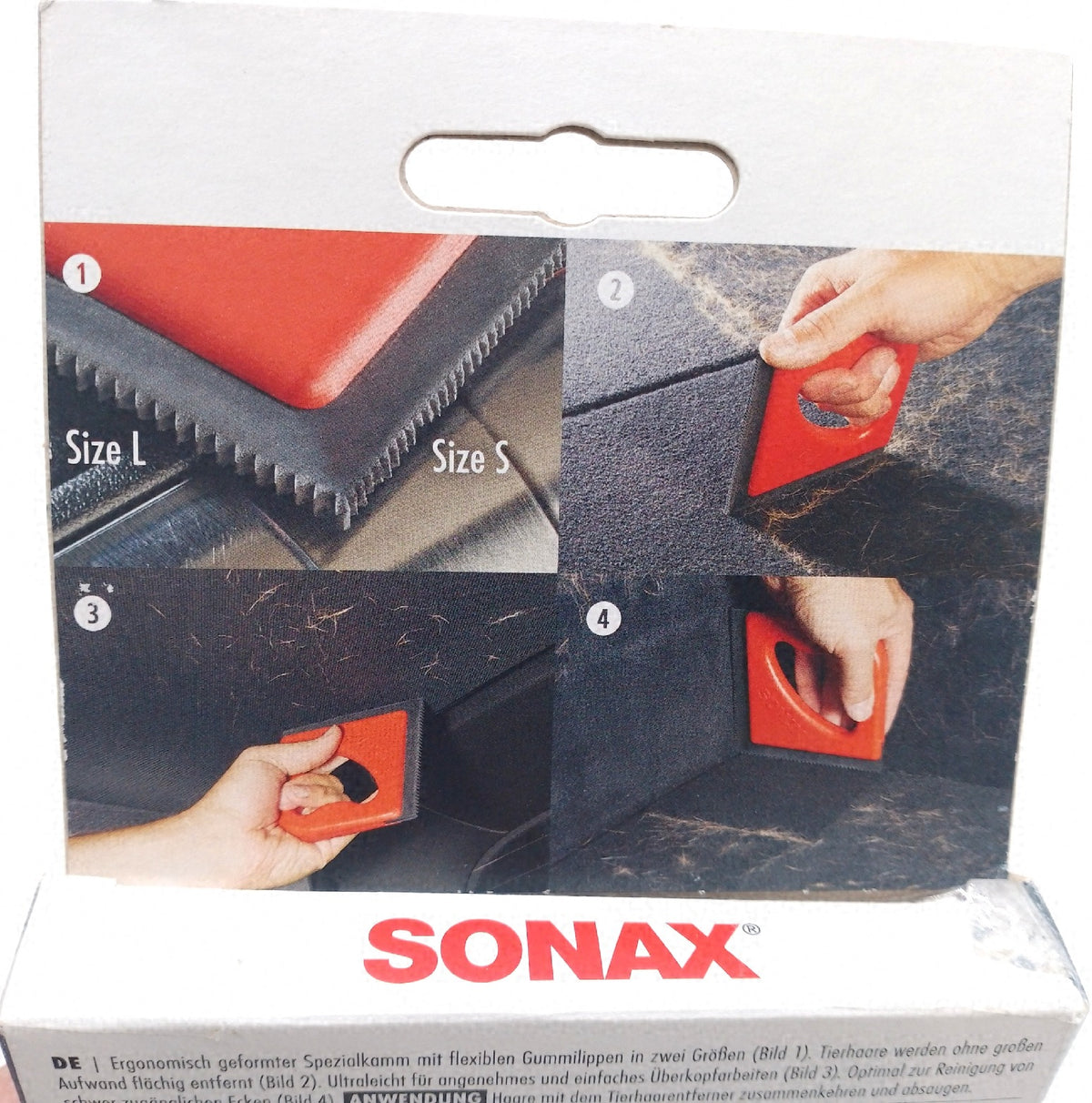 Sonax Cepillo Peine Entferner fuer Haustierhaare 1 Einheit Tierhaarbeseitigung Werkzeug