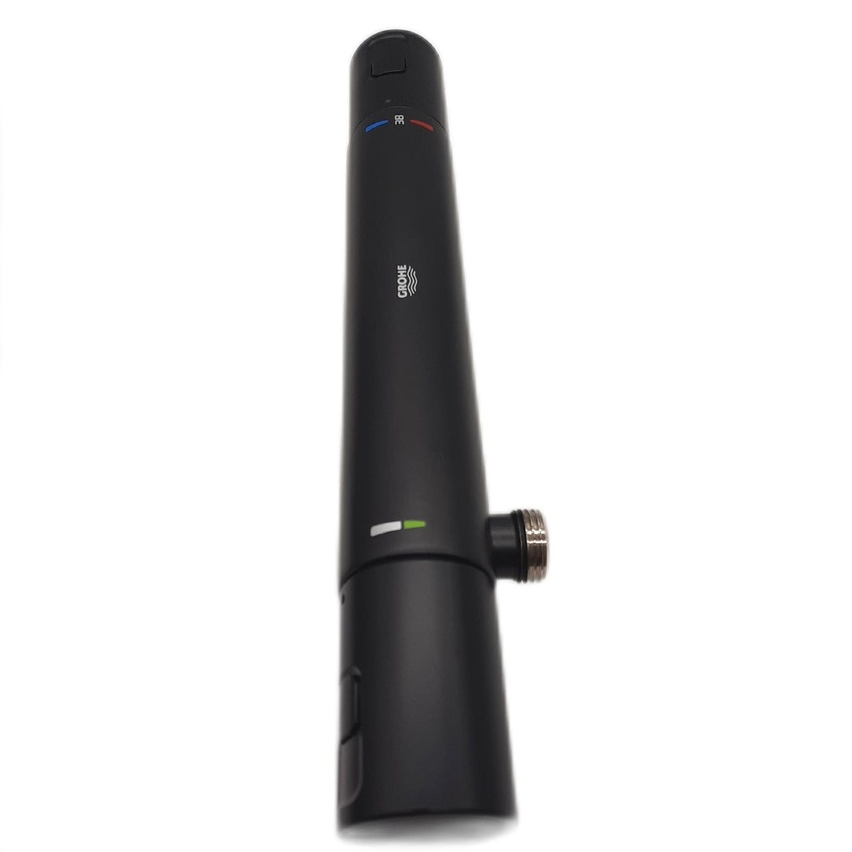 GROHE Precision Start - Thermostat Brauseset wassersparend ~9l/min (1 Strahlart, Sicherheitssperre bei 38°C, 60cm Brausestange, 175cm Brauseschlauch), rund, chrom, 345972431