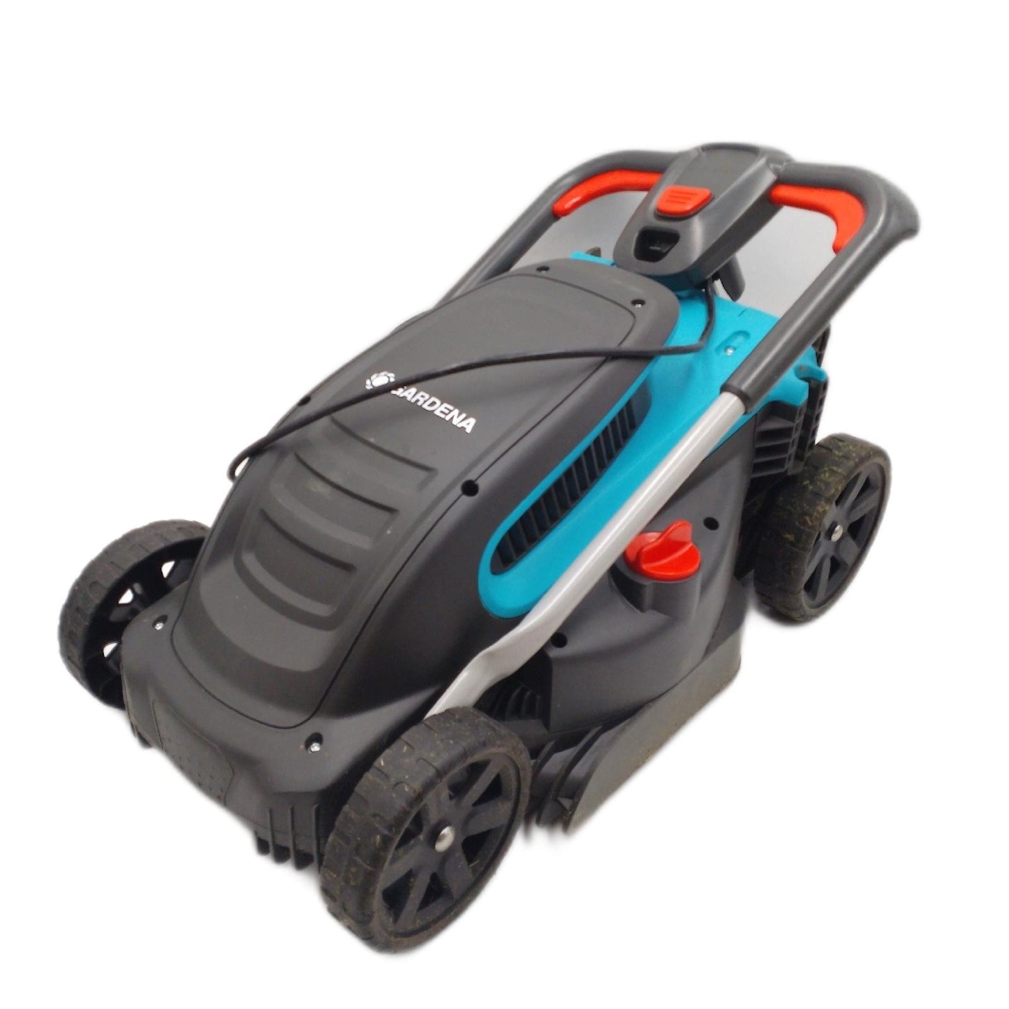 Gardena PowerMax 1200 32 Elektrorasenmaher starke Gebrauchsspuren ohne Fang