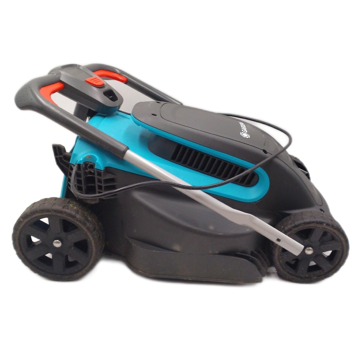 Gardena PowerMax 1200 32 Elektrorasenmaher starke Gebrauchsspuren ohne Fang