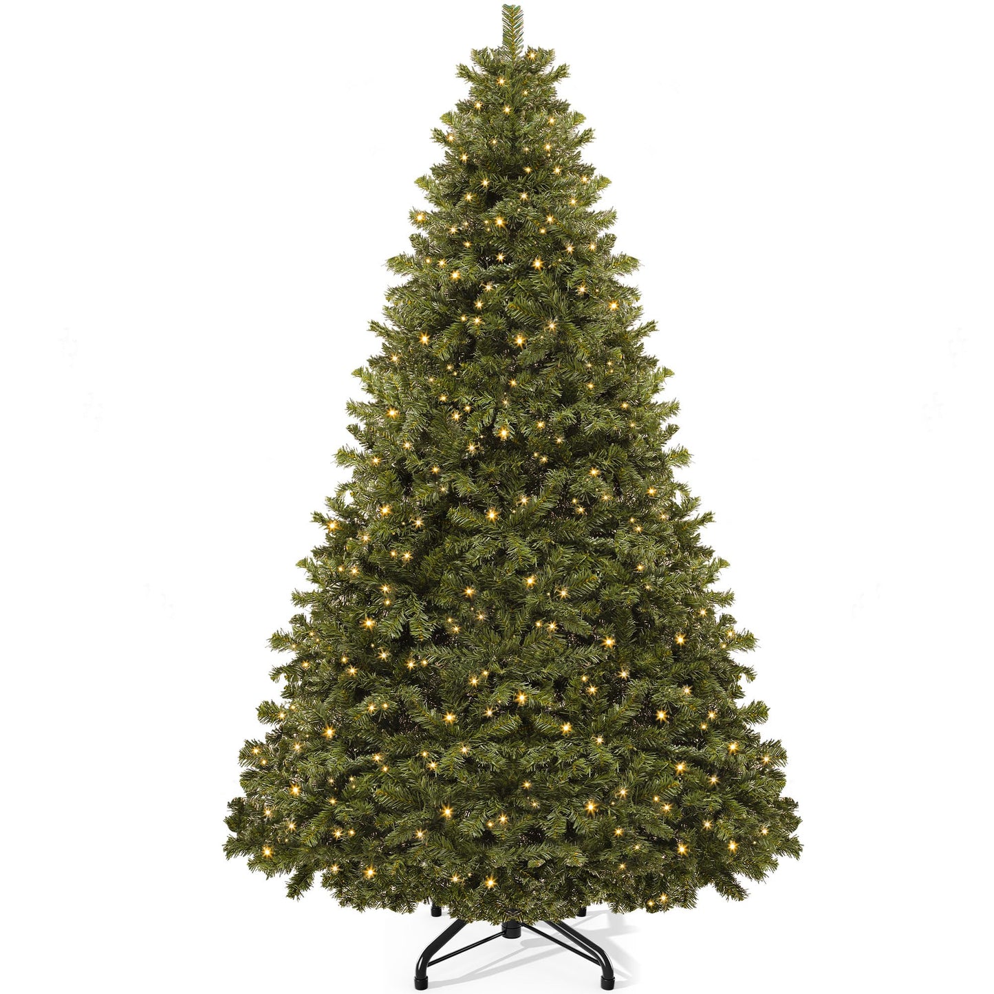YAHOME Weihnachtsbaum Beleuchtung Baum 182cm 250 LED 880 Spitzen Dekoration Weihnachten