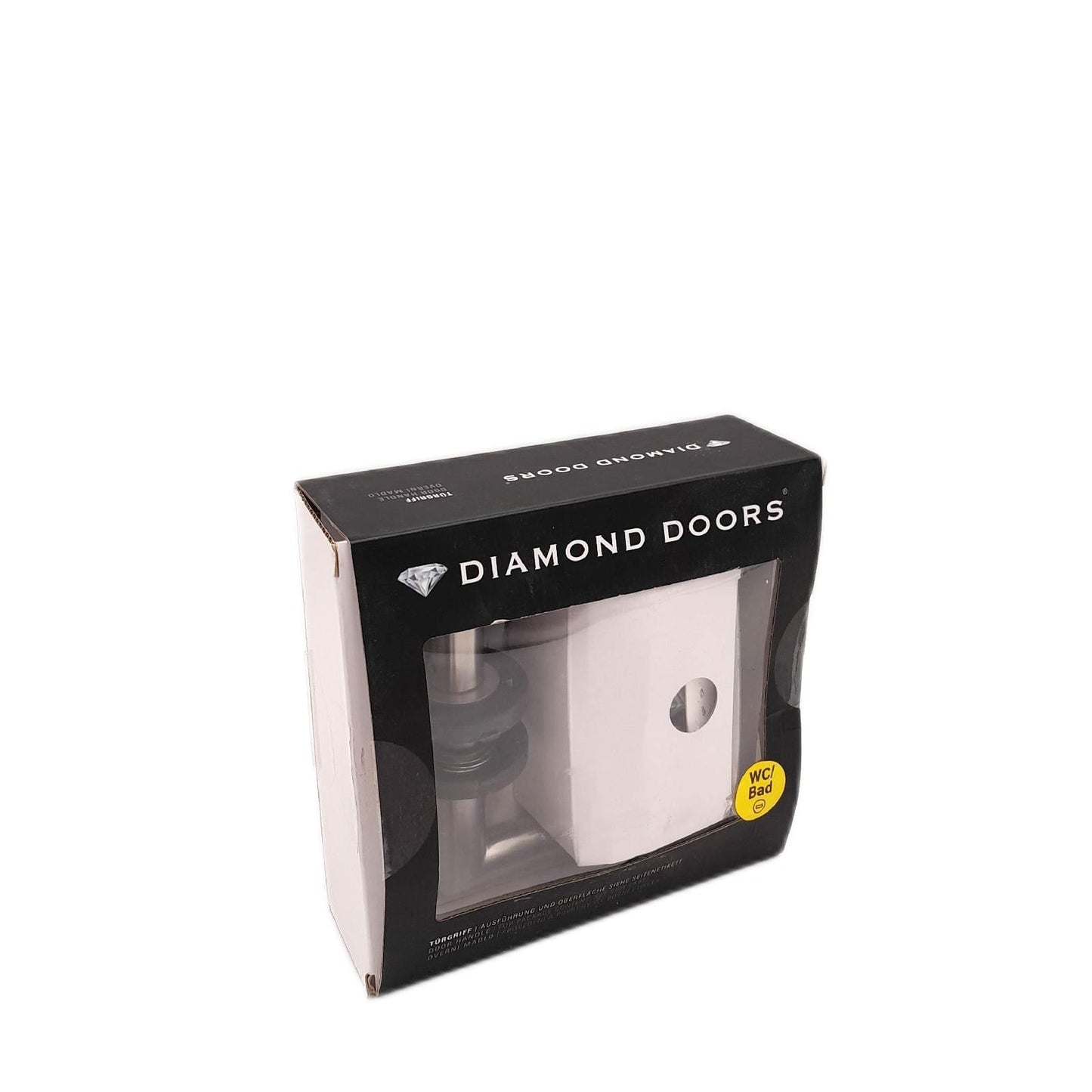 Diamond Doors Modern WC-Türgarnitur L-Form (Edelstahl)