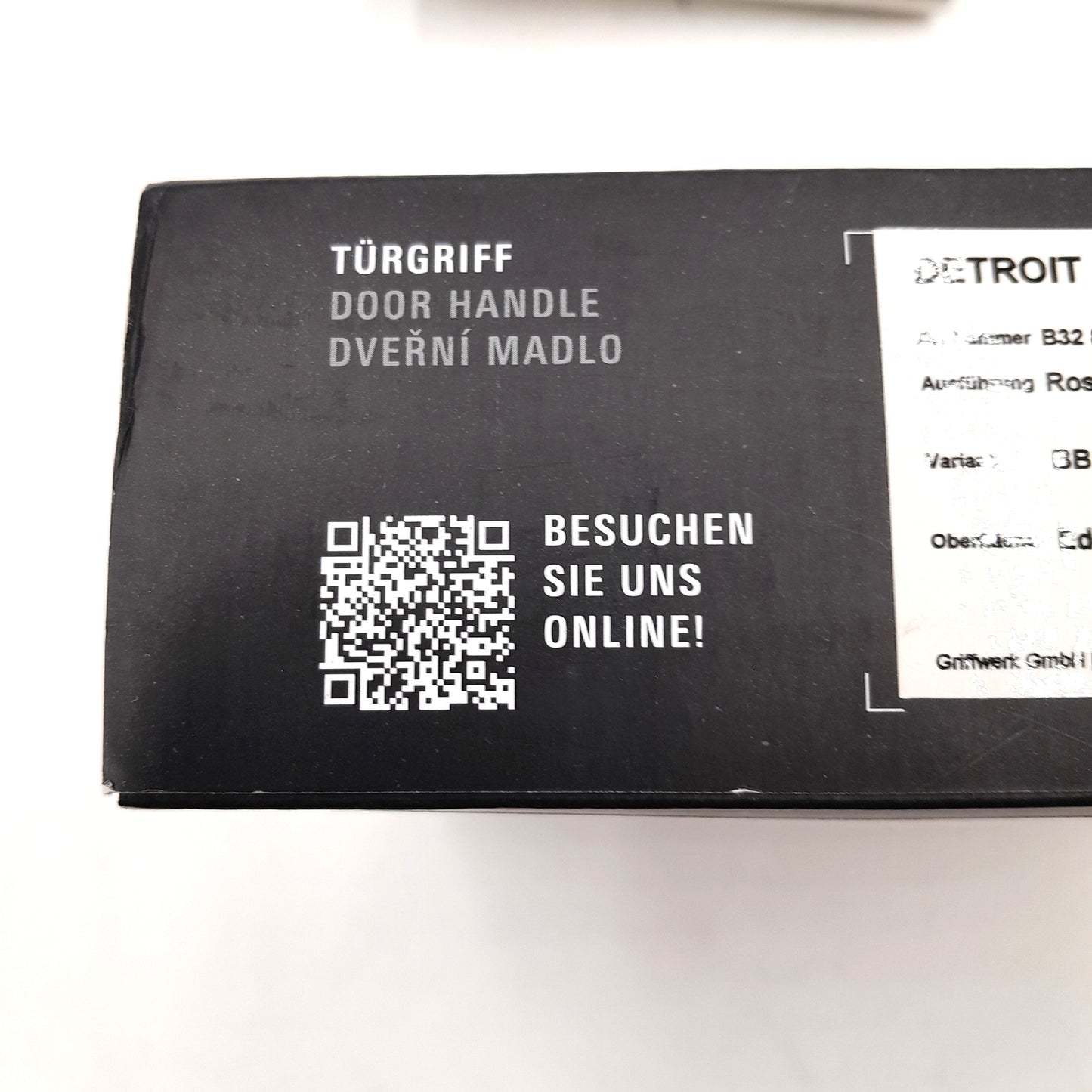 Diamond Doors Zimmertürgarnitur Türen Türbeschläge Detroit Sicherheit Buntbart Schloss für Türstärke 40 45 mm