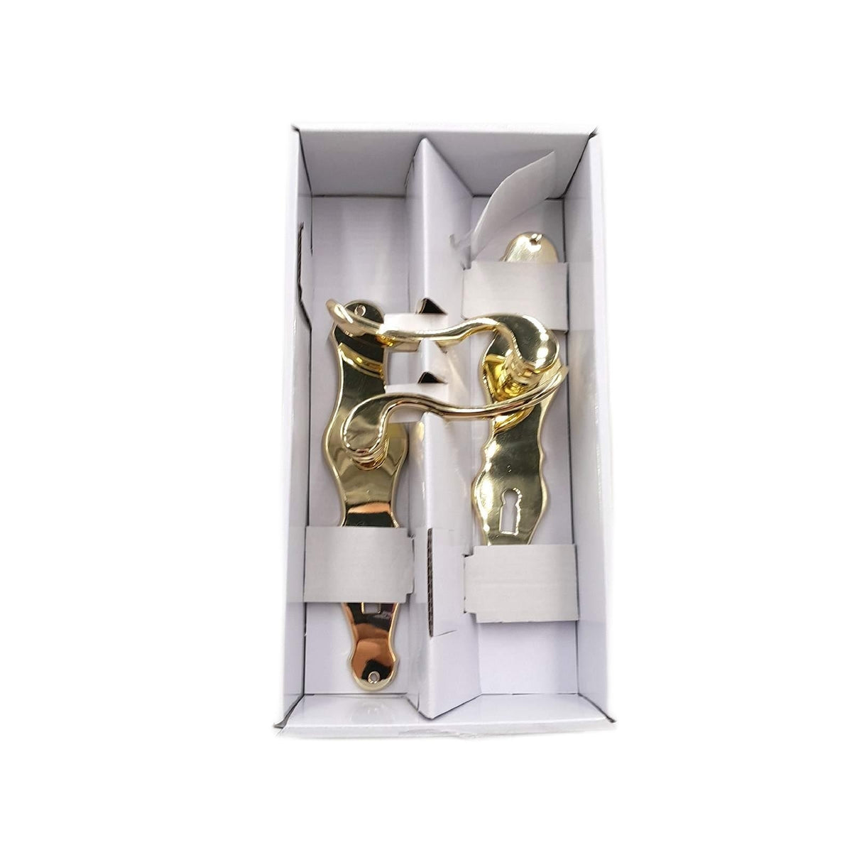 Diamond Doors Zimmertürgarnitur Türbeschläge Classic Nevada Messing Poliert Elegant Stil