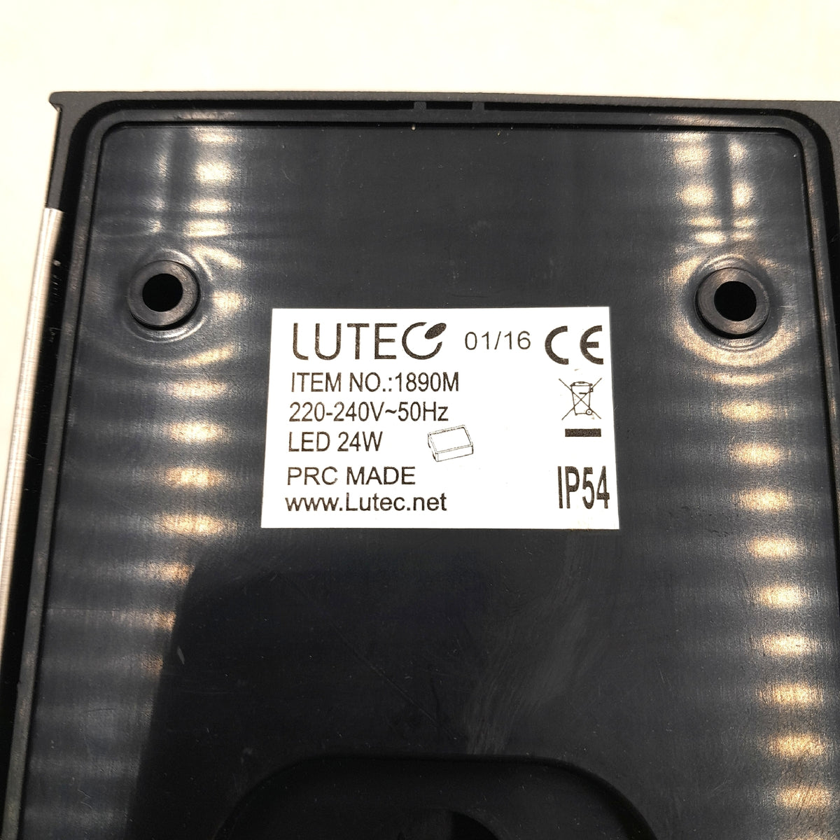 Lutec LED Aussenwandleuchte Gemini 2 flammig 24 W Flackert