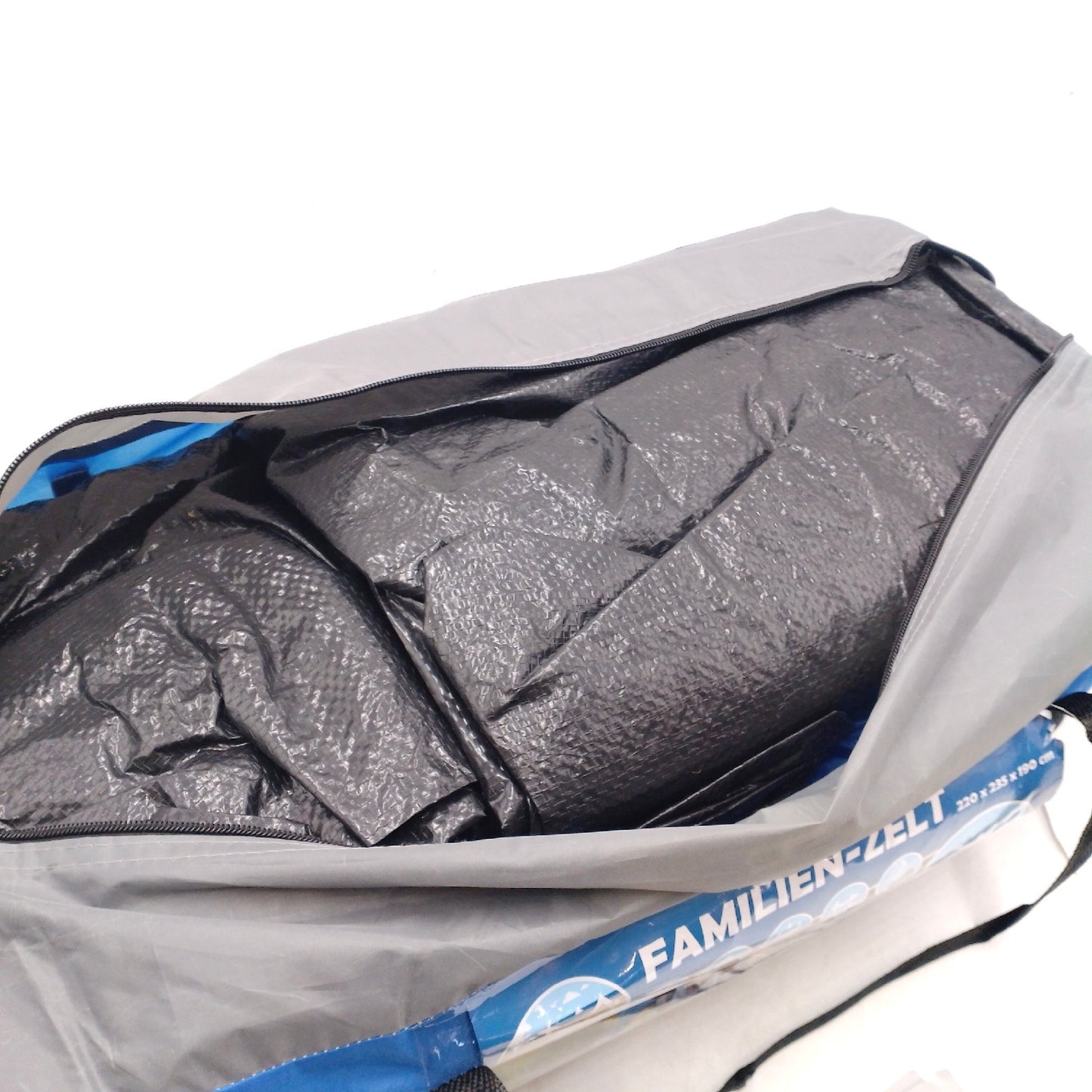 Zelt Camping Ausrüstung 450 x 210 x 170 cm für 4 Personen Familienurlaub