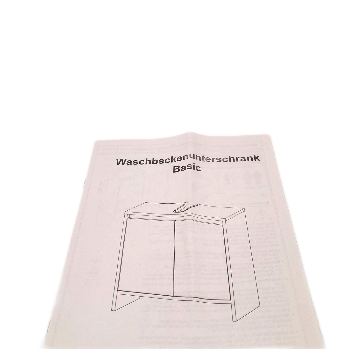 Basic Waschtischunterschrank (28 x 60 x 55 cm, Weiß)