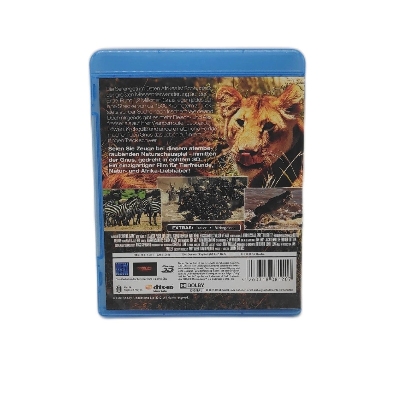 Wunder der Serengeti - Im Reich der Gnus (inkl. 2D-Version) [3D Blu-ray]