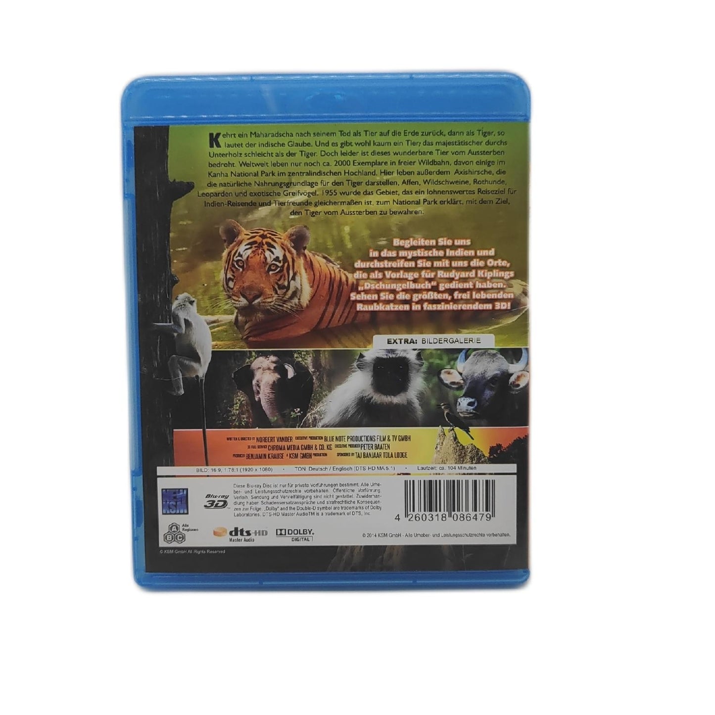 Indien - Auf den Spuren des Tigers (inkl. 2D-Version) [3D Blu-ray]