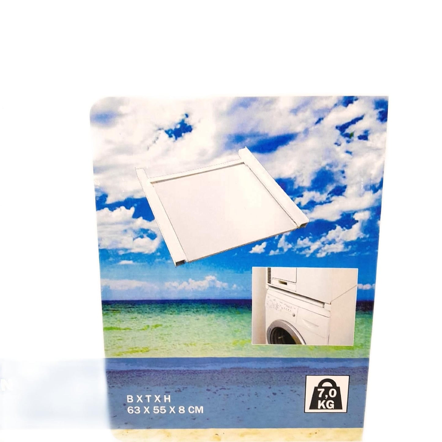 Waschmaschinenzwischenboden WAZWISCHEN-NEU Weiß(44,33€)