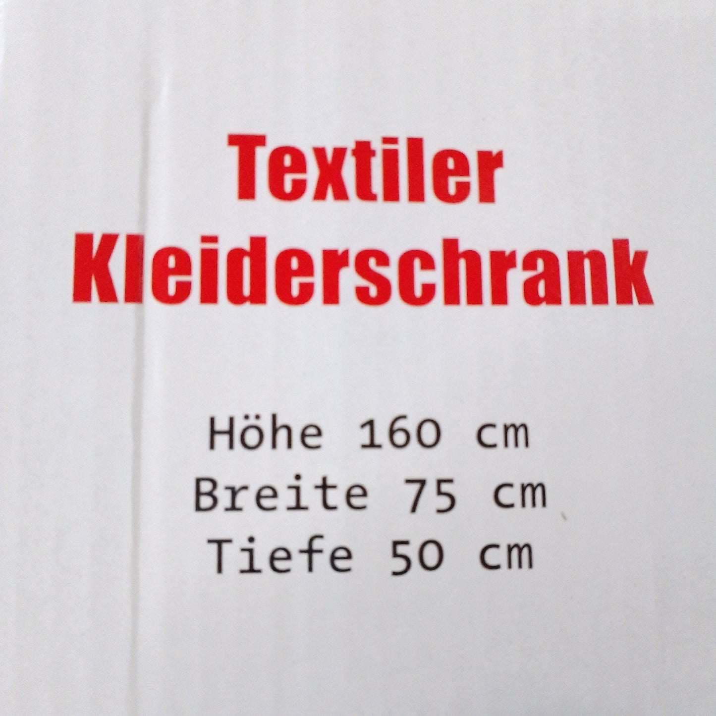Kleiderschrank Möbel Schlafzimmer Schrank Grau Kompakt Stauraum 50 x 75 x 160 cm