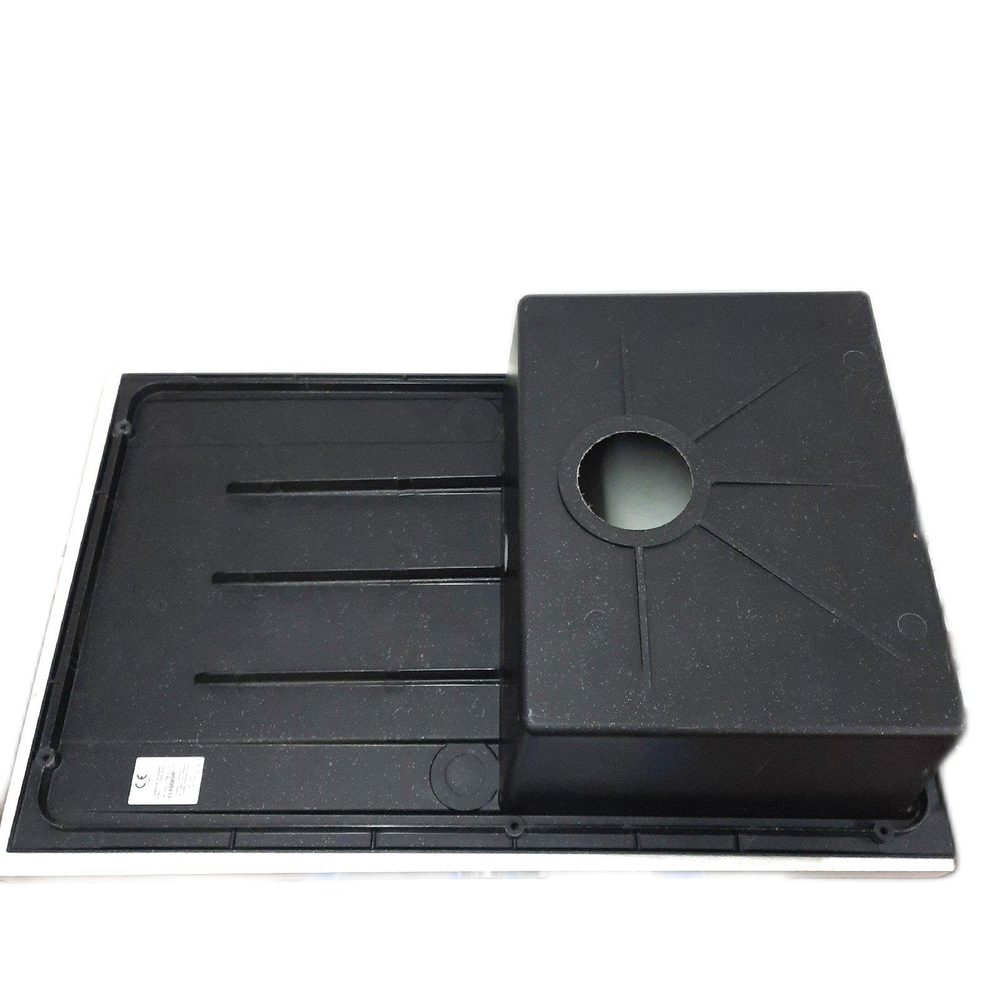 respekta Einbauspüle Küche Mineralite Modell Houston Schwarz modern funktional robust